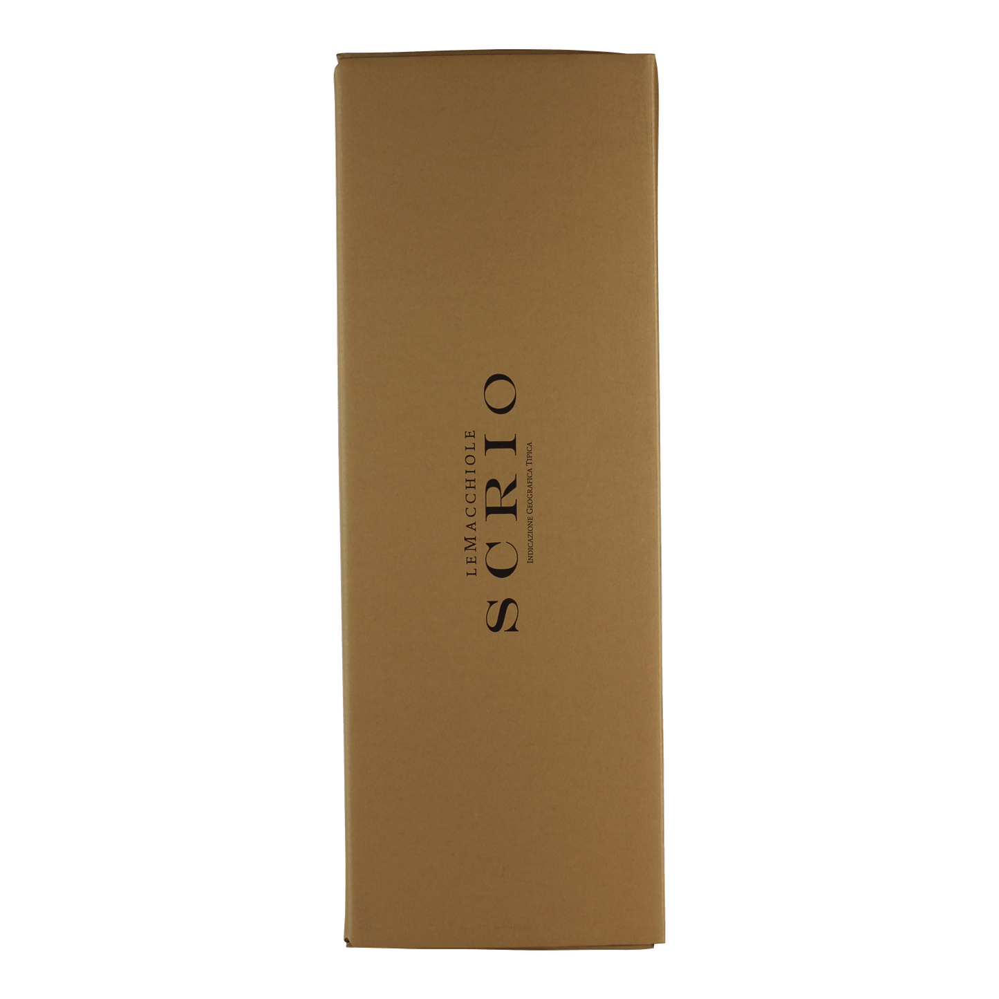 Weinkarton mit "Scrio"-Aufschrift.