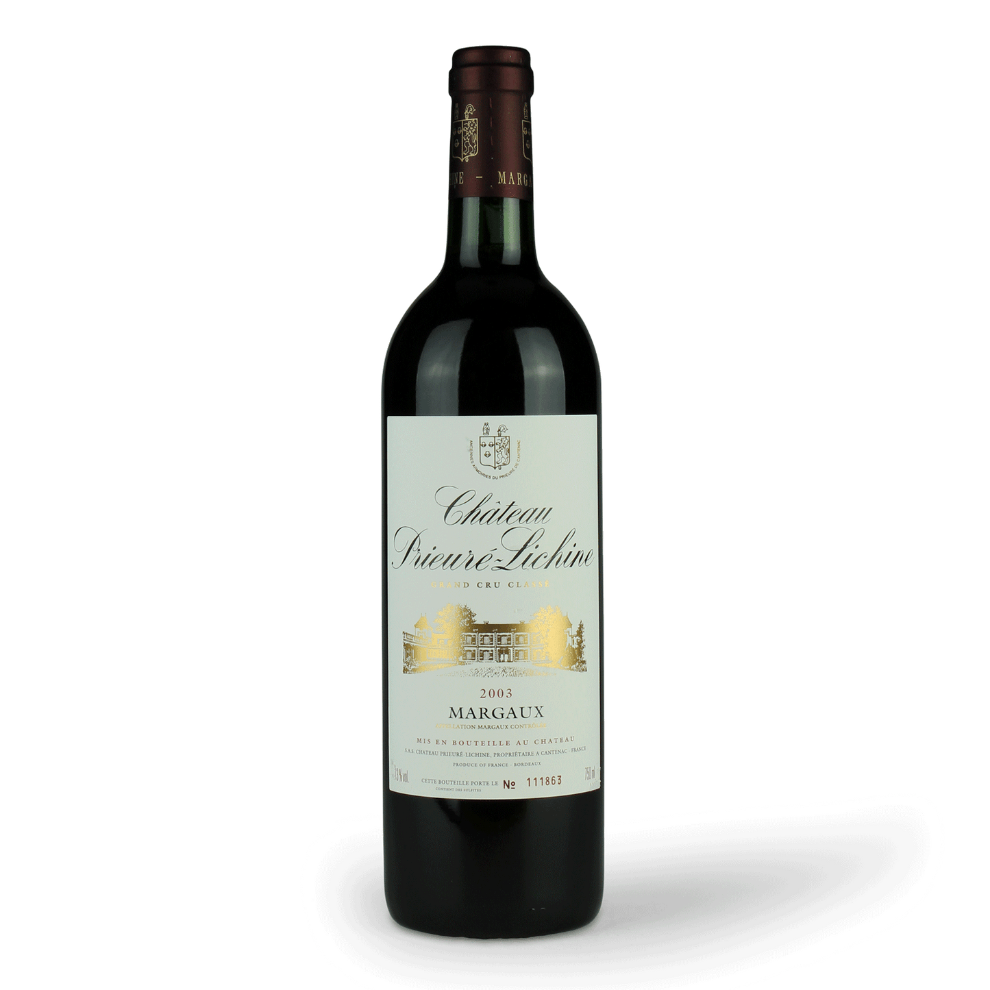 Flasche seltener Margaux Rotwein