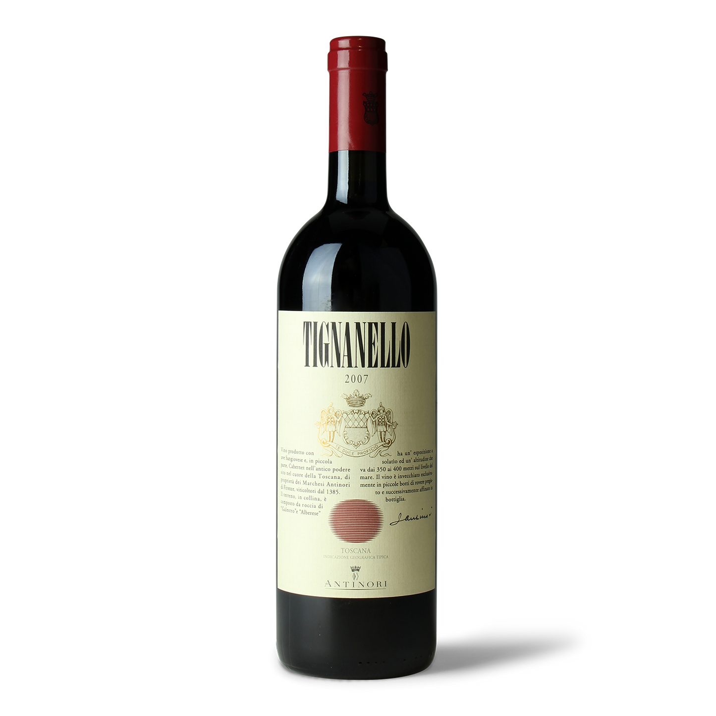Flasche Tignanello Wein 2007