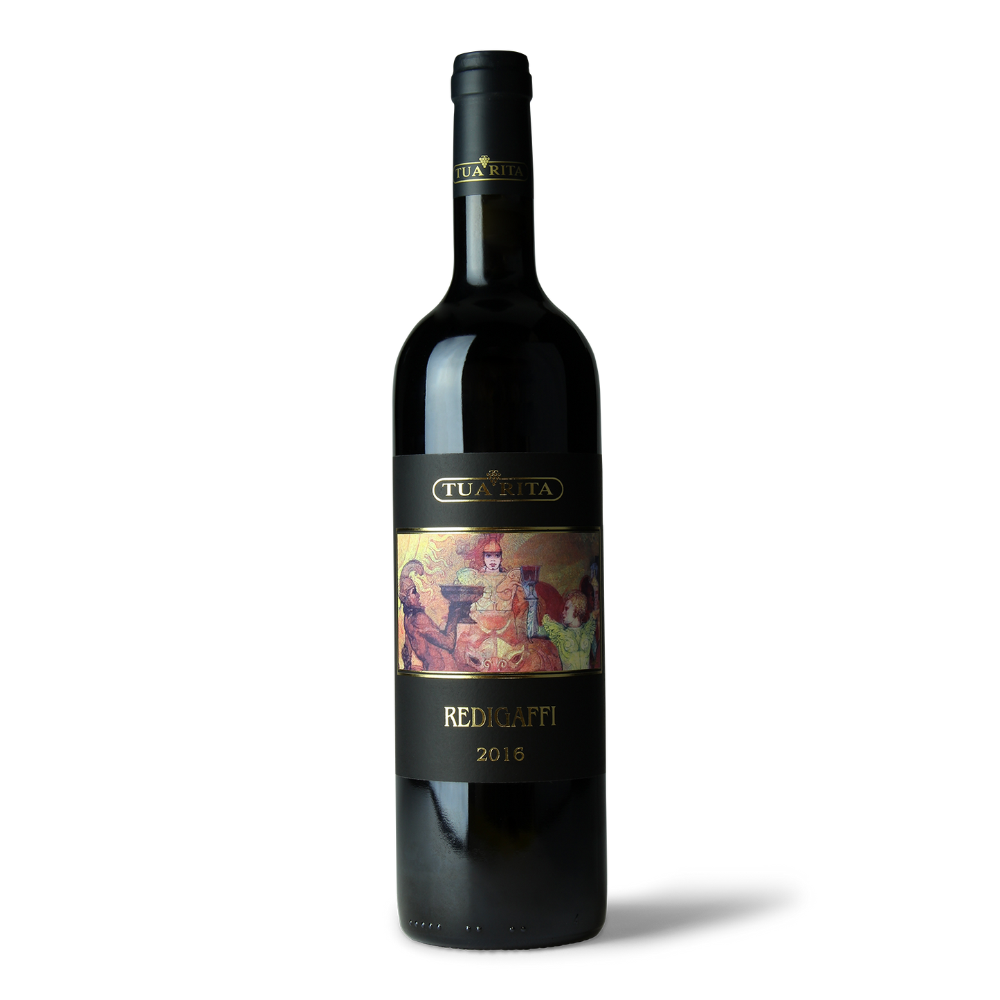Flasche Rotwein Wein 2016