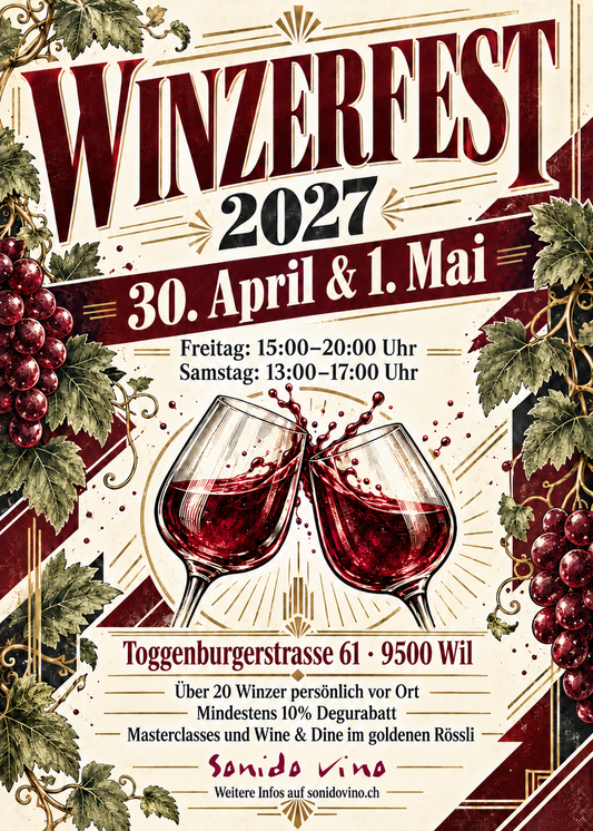 Winzerfest 2027 am 30. April + 1. Mai 2027