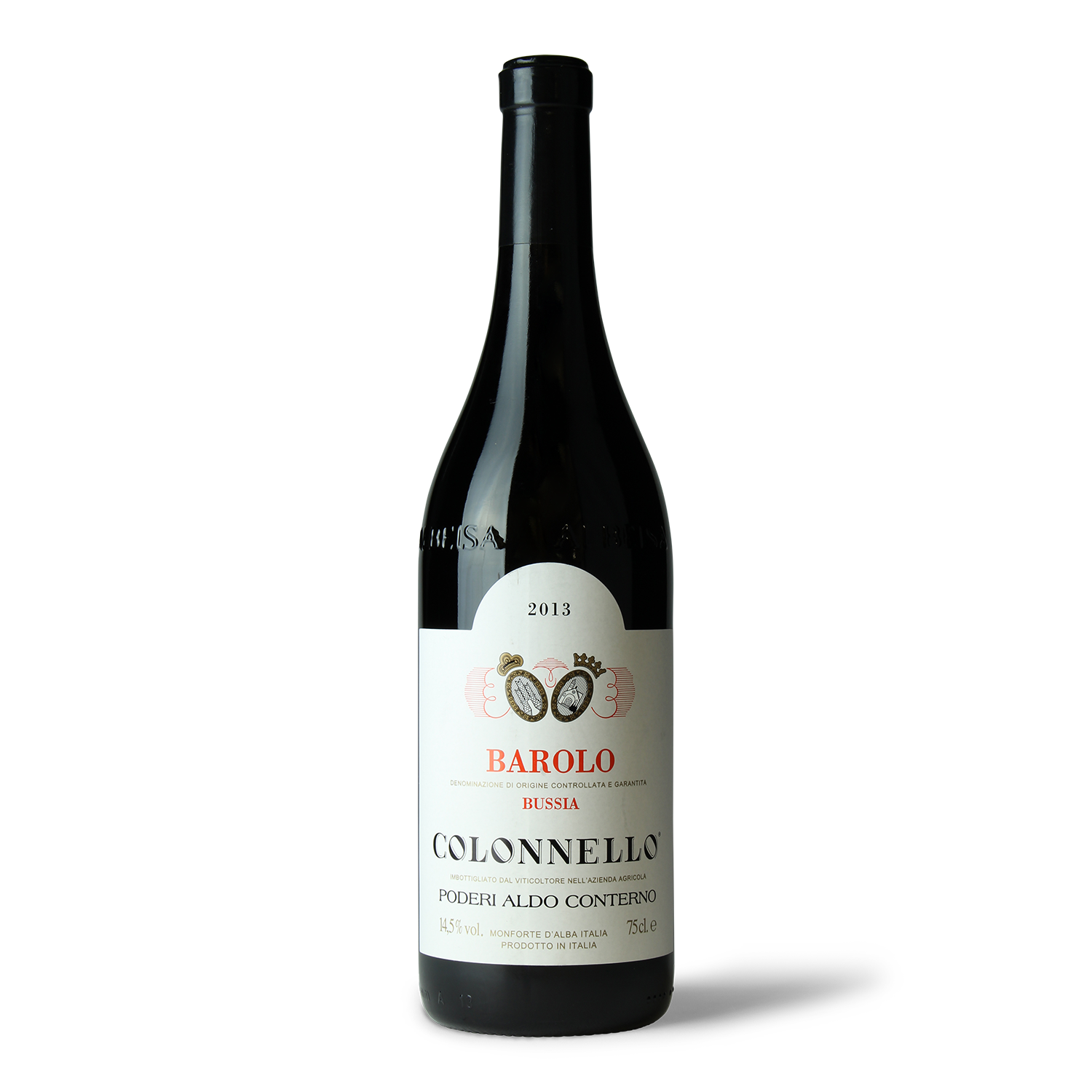 Barolo Weinflasche, Jahrgang 2013
