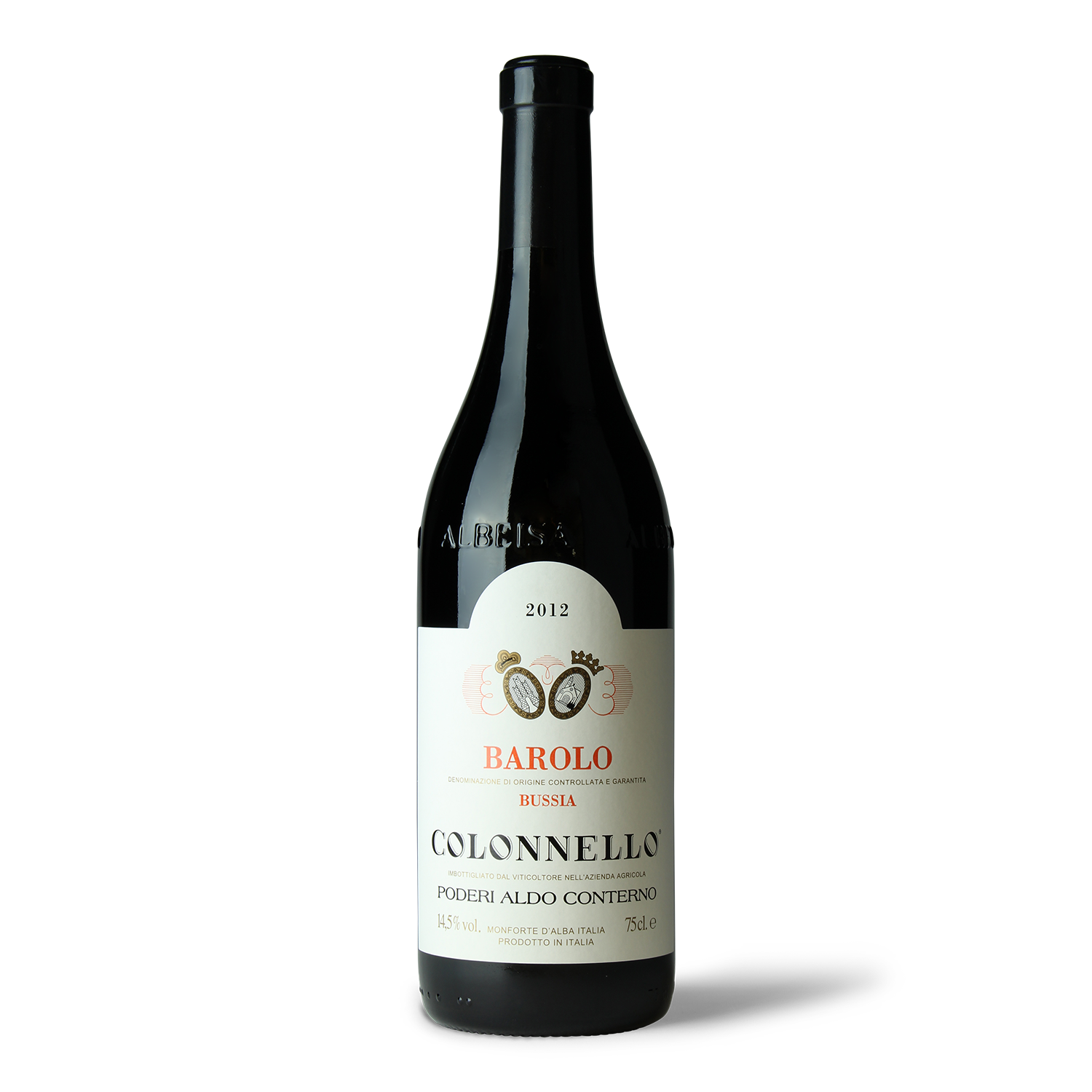 Barolo Wein Flasche 2012