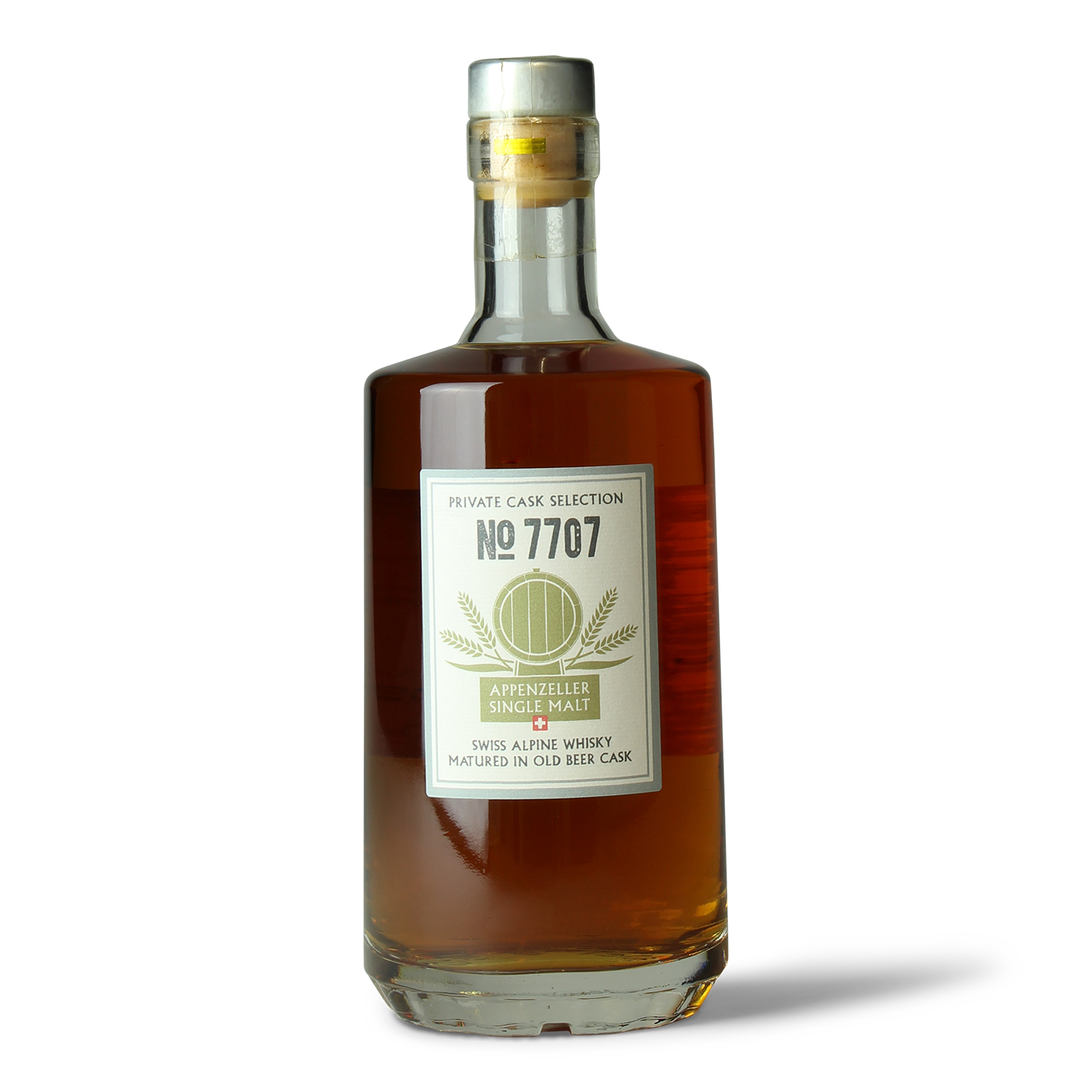 Flasche Appenzeller Single Malt Whisky.