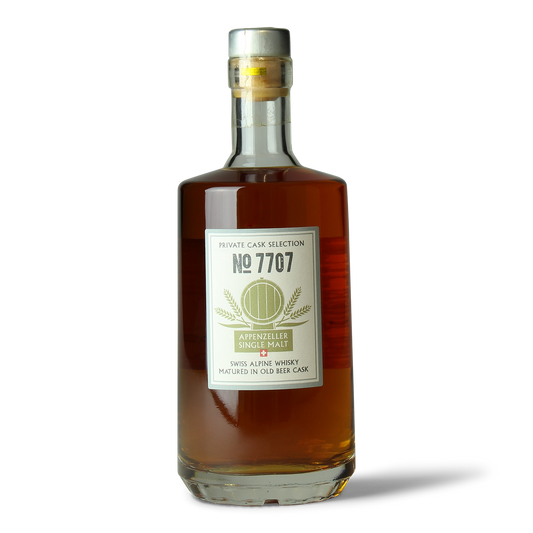 Flasche Appenzeller Single Malt Whisky.