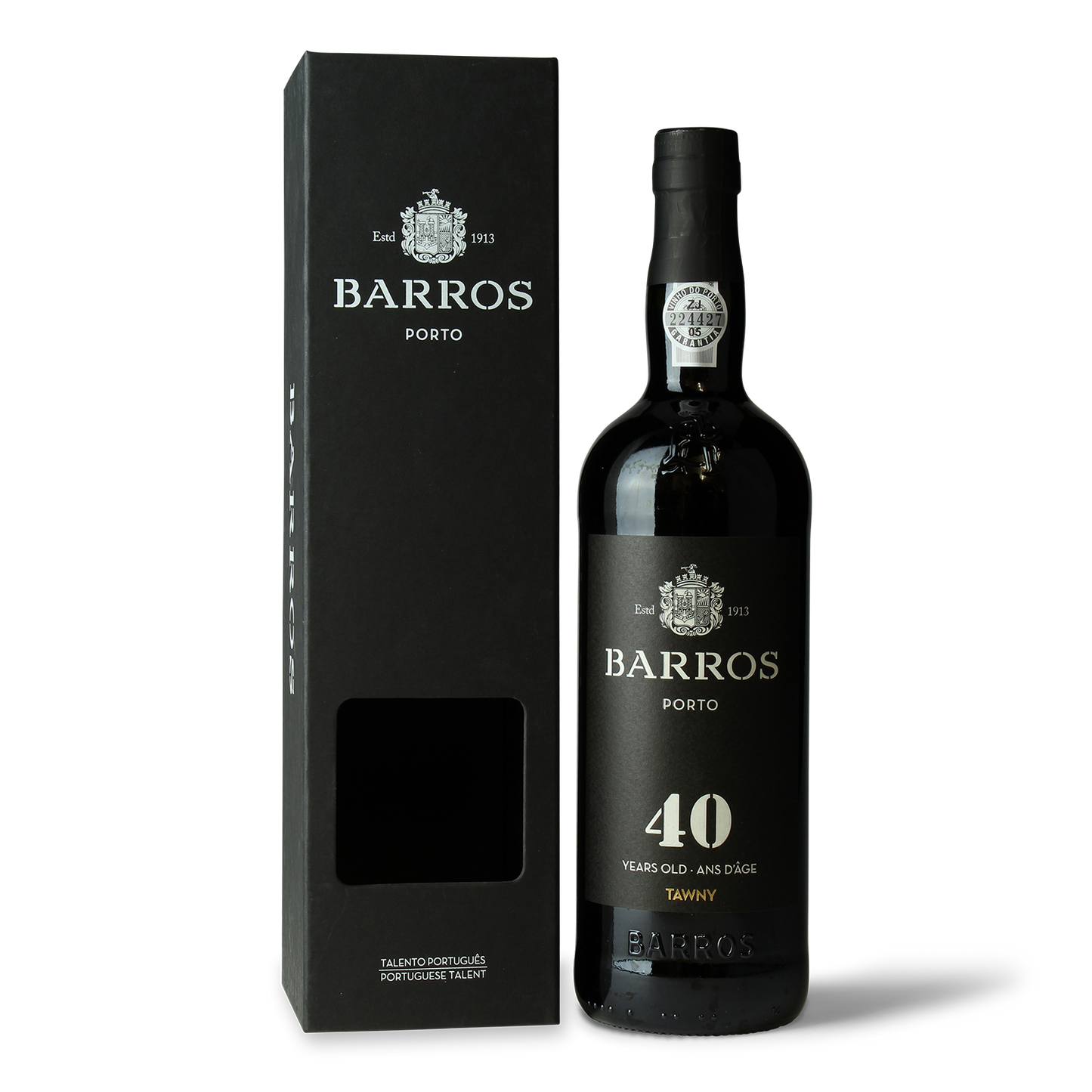 Flasche Barros Porto Tawny Wein.