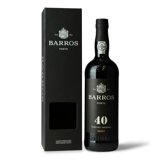 Flasche Barros Porto Tawny Wein.