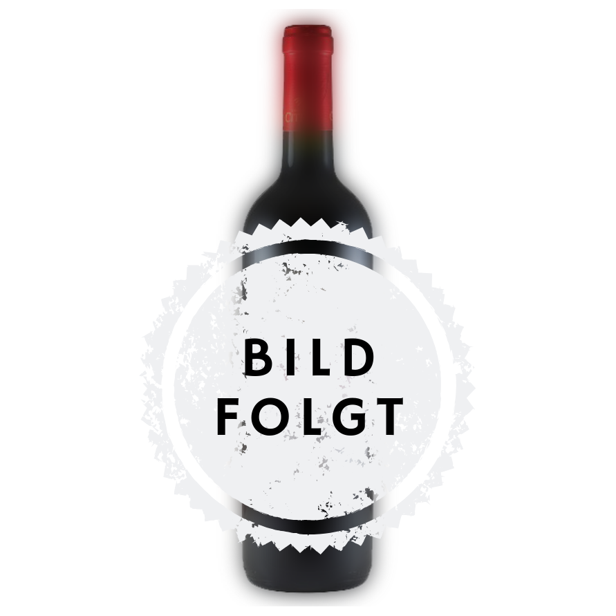 Weinflasche mit „Bild folgt“-Hinweis