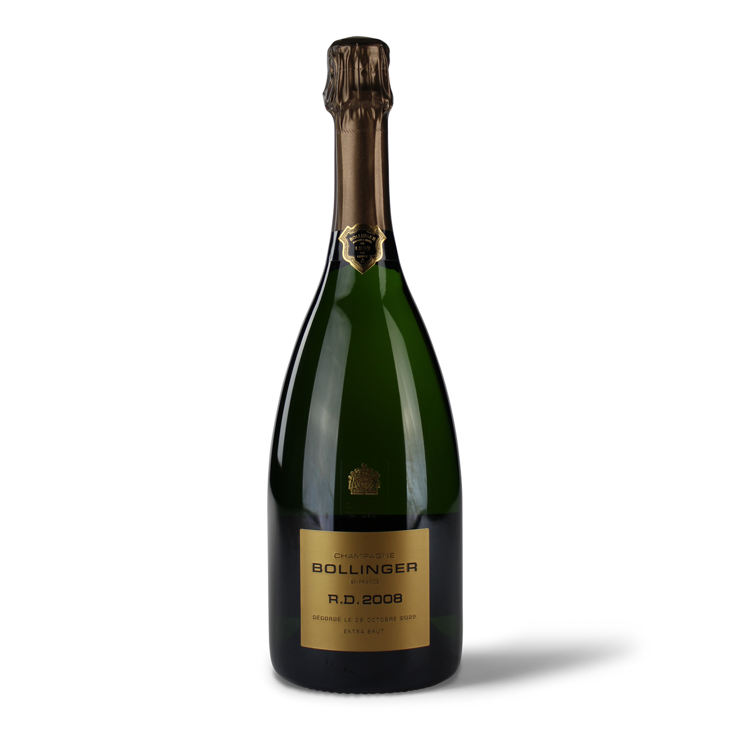 Champagnerflasche Bollinger R.D. 2008