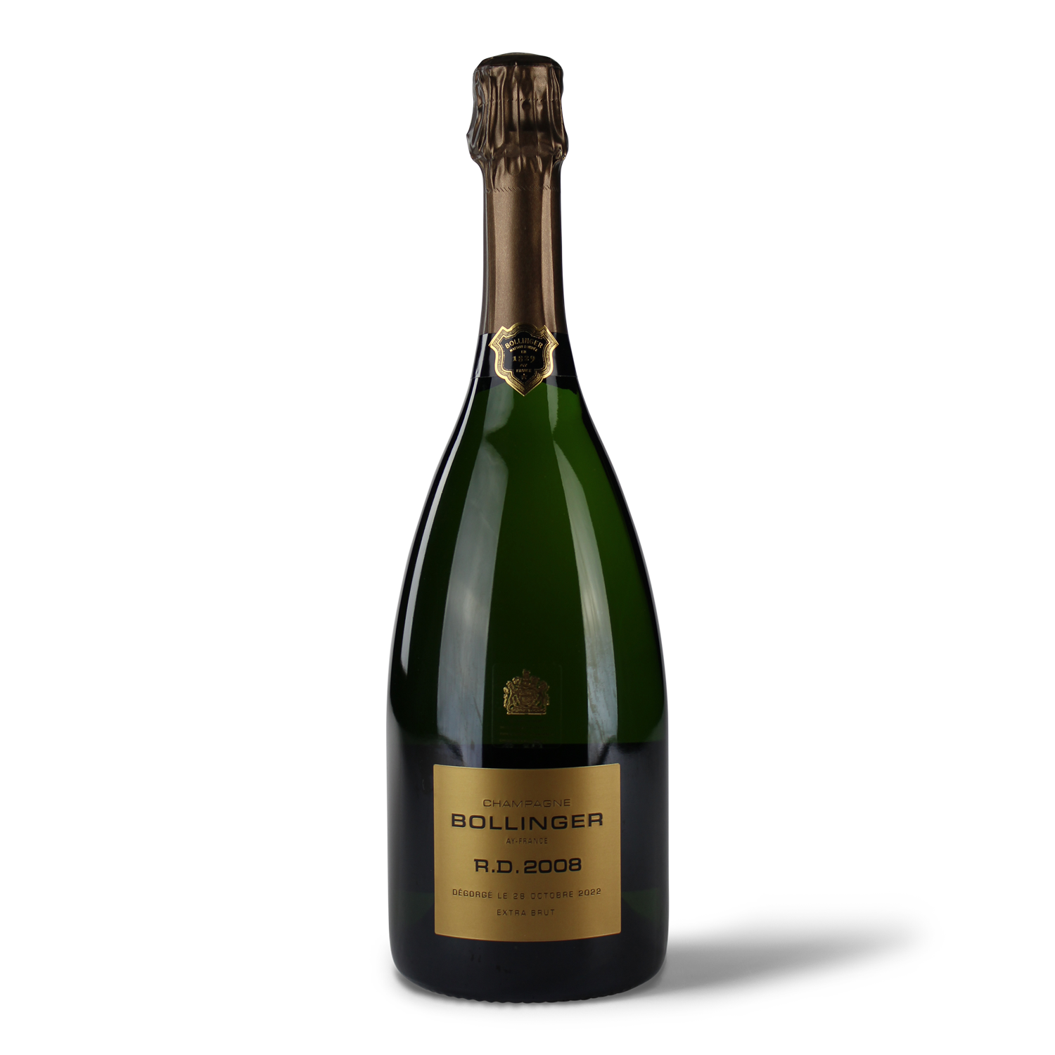 Champagnerflasche Bollinger R.D. 2008