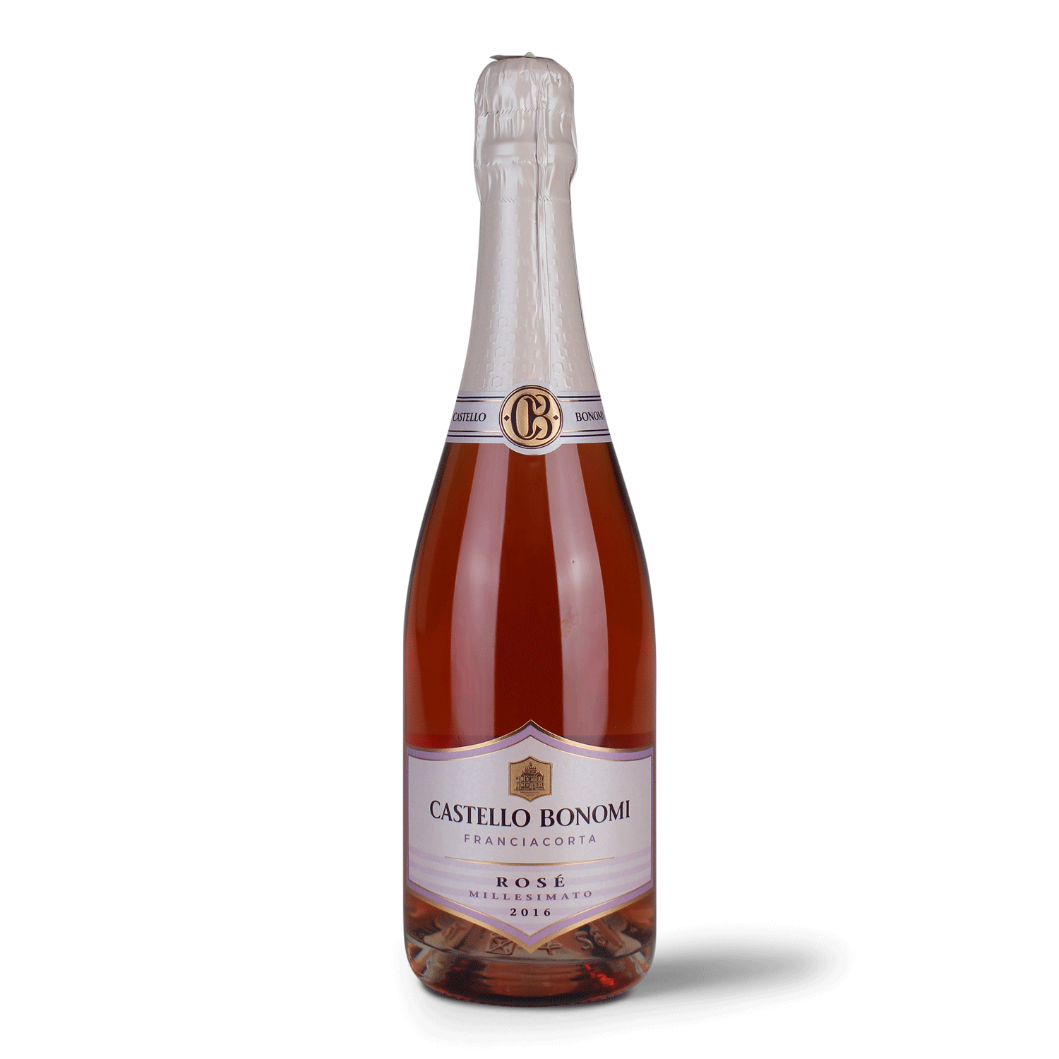 Flasche Castello Bonomi Rosé Franciacorta.