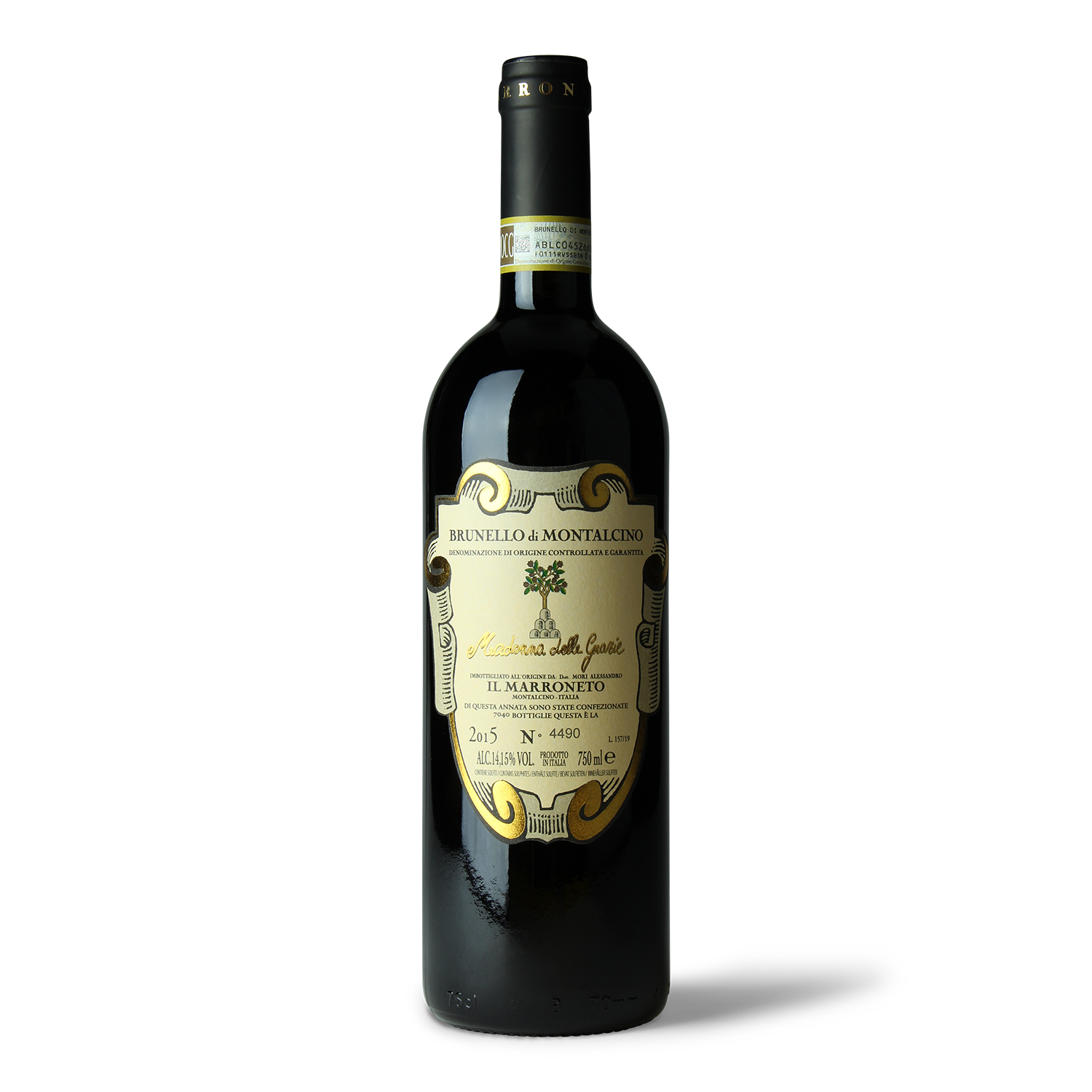 Weinflasche Brunello di Montalcino.