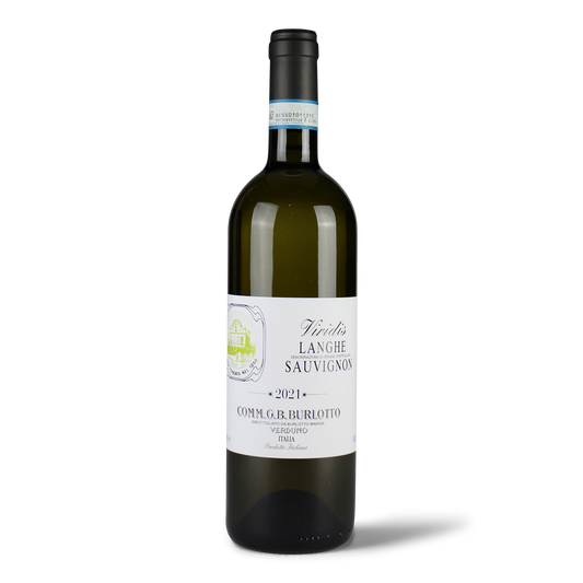 Weinflasche Burlotto Langhe Sauvignon.