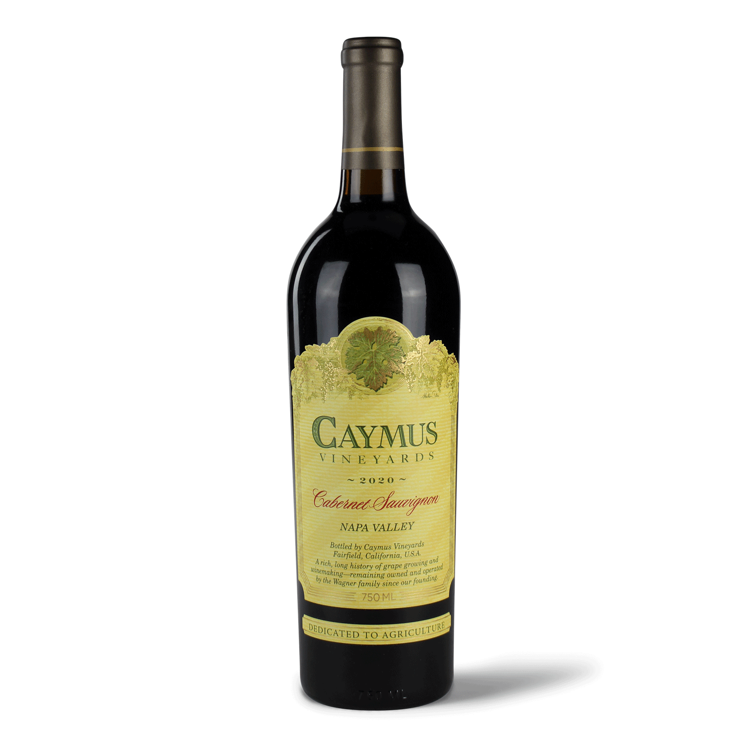 Weinflasche Caymus Cabernet Sauvignon.