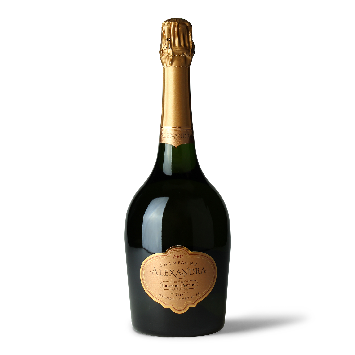 Champagnerflasche Laurent-Perrier Alexandra 2004