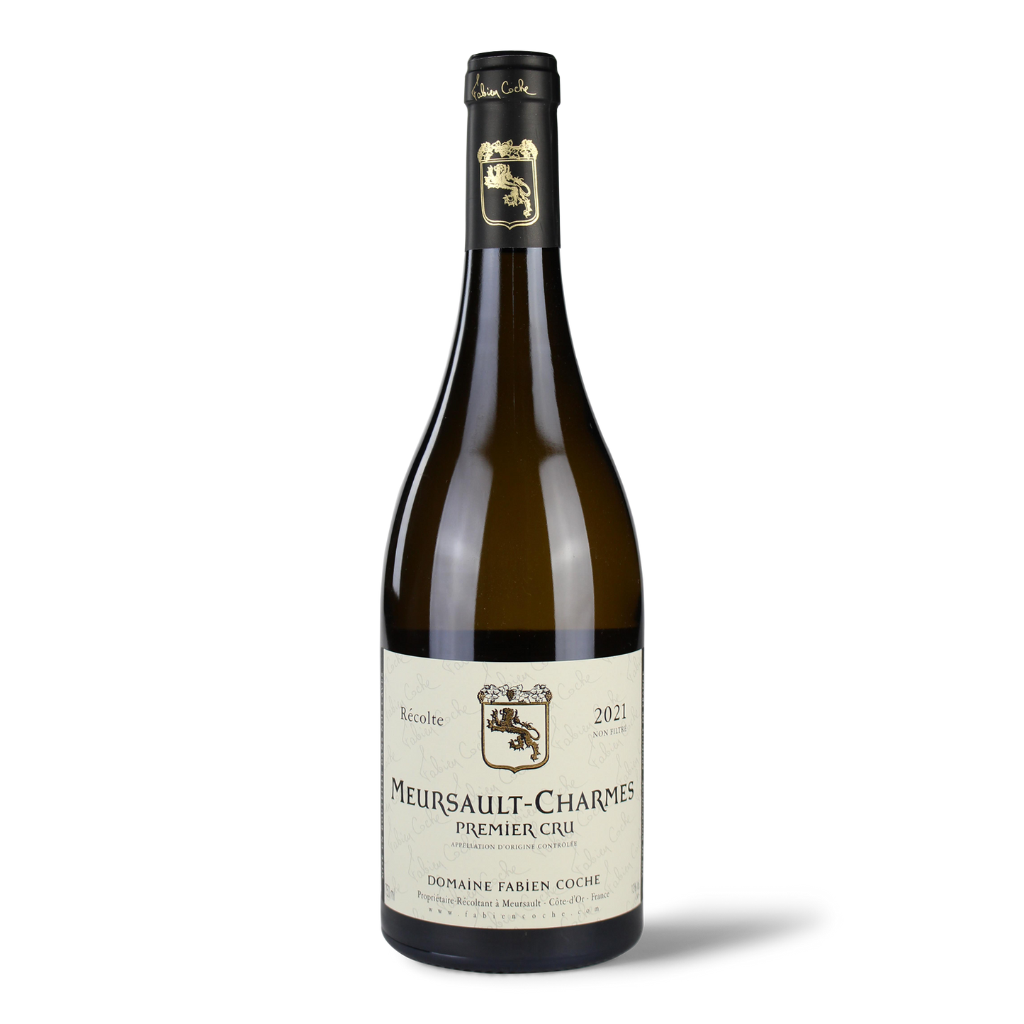 Weinflasche Meursault-Charmes 2021.