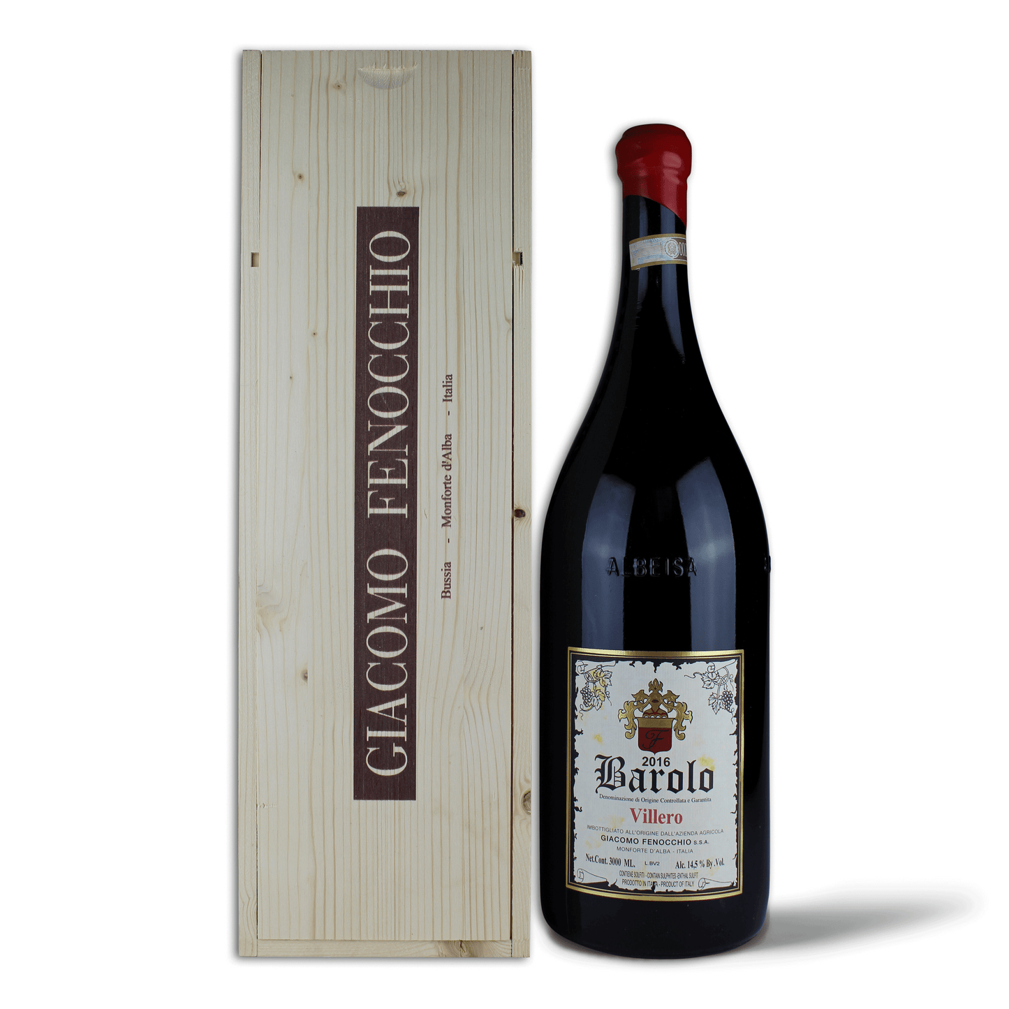 Doppelmagnum (3L) Giacomo Fenocchio Barolo Villero 2018