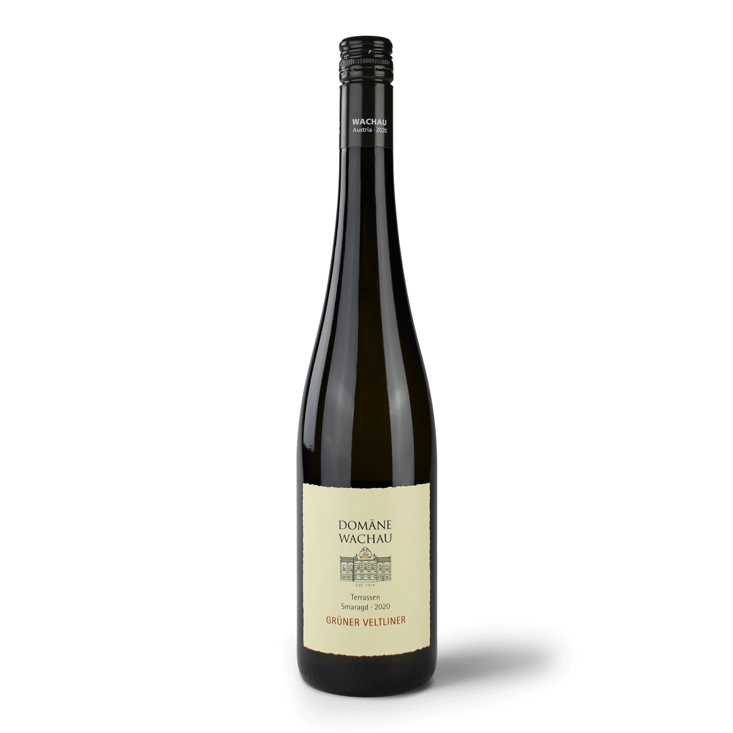 Weinflasche Grüner Veltliner Domäne Wachau.