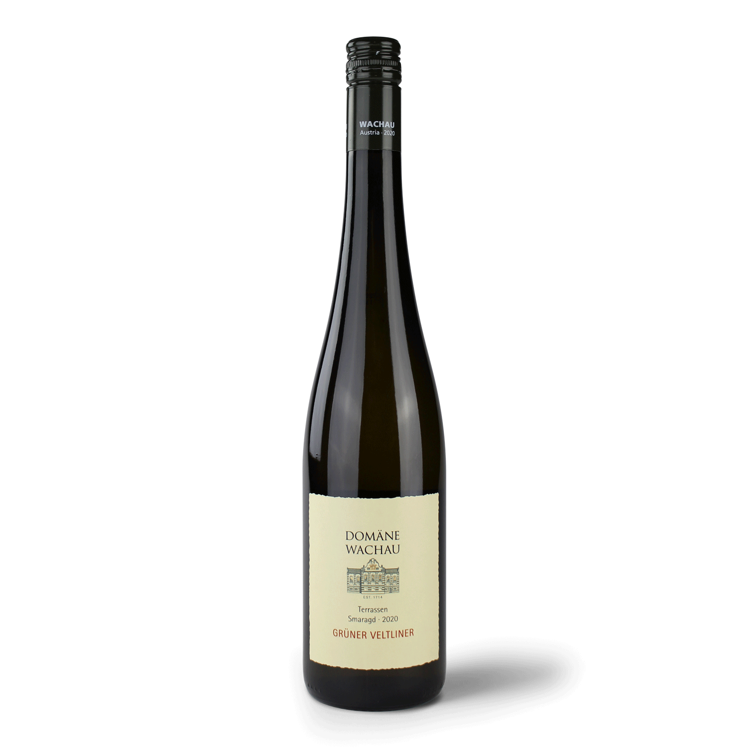 Weinflasche Grüner Veltliner Domäne Wachau.