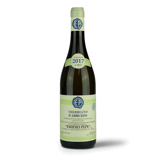 Weinflasche Emidio Pepe Trebbiano.