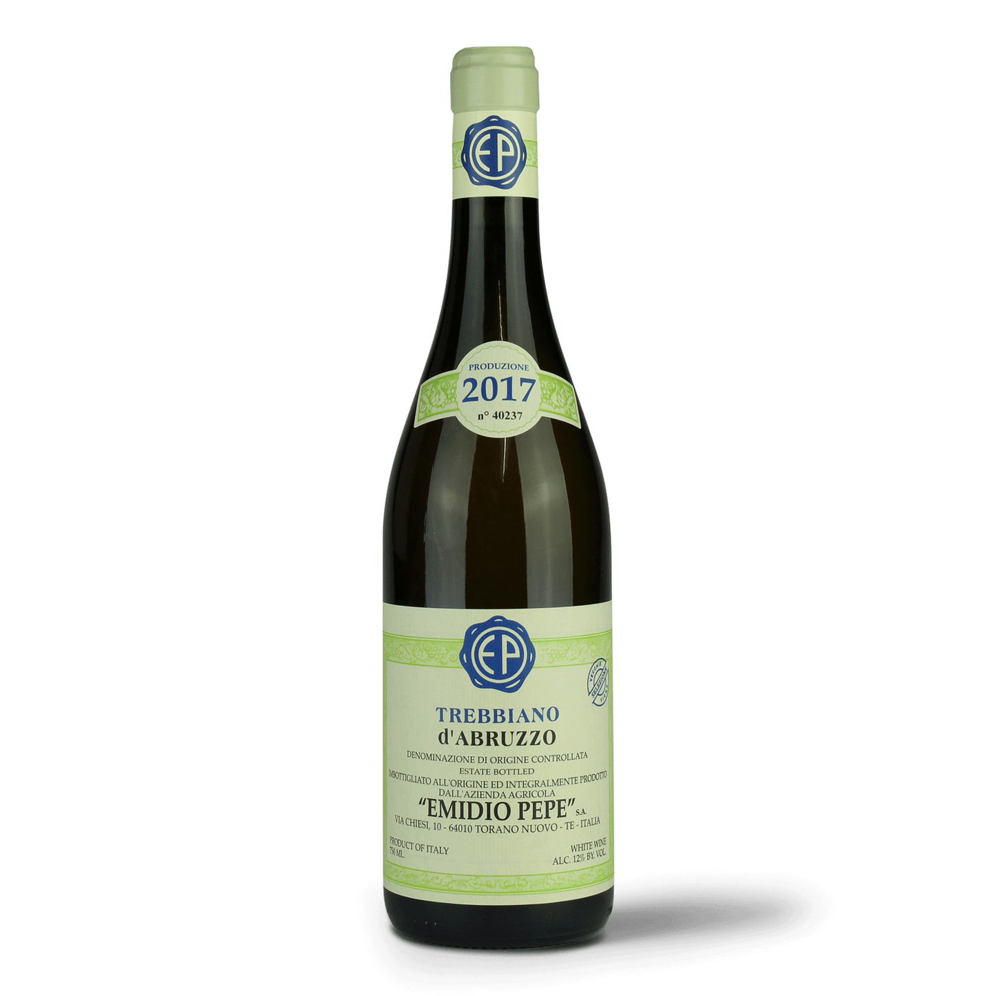 Weinflasche Emidio Pepe Trebbiano.