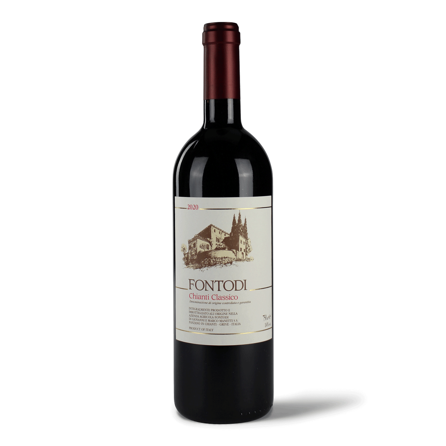 Weinflasche Fontodi Chianti Classico.