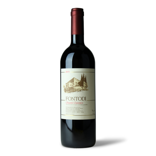 Weinflasche Fontodi Chianti Classico.