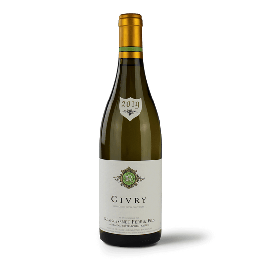 Weinflasche mit Etikett "Givry".