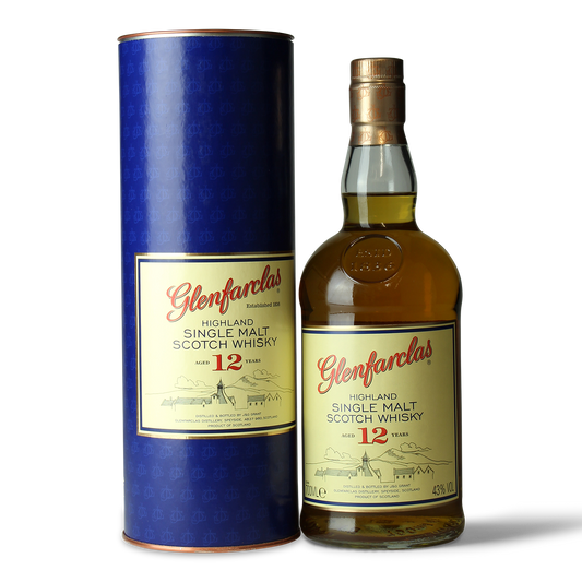 Glenfarclas 12 Whisky Flasche Verpackung