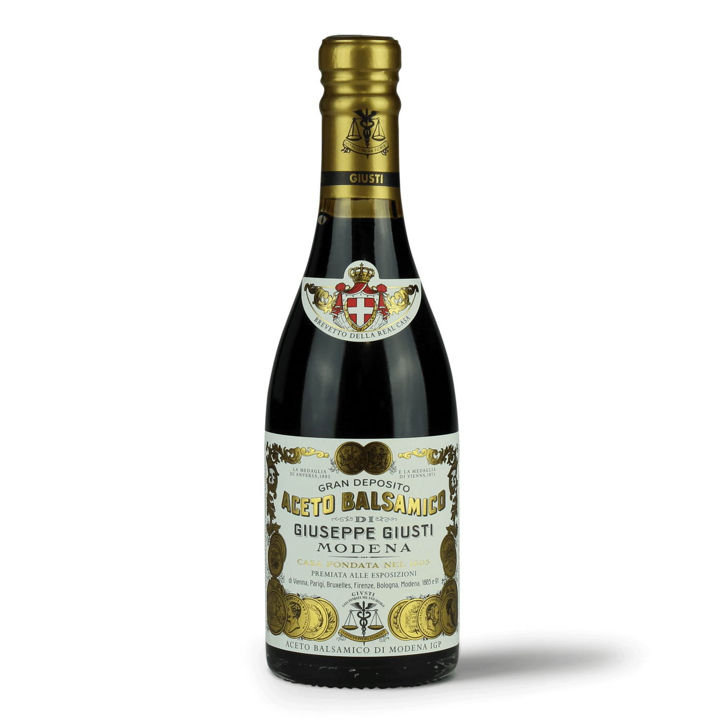 Flasche Balsamico-Essig aus Modena.