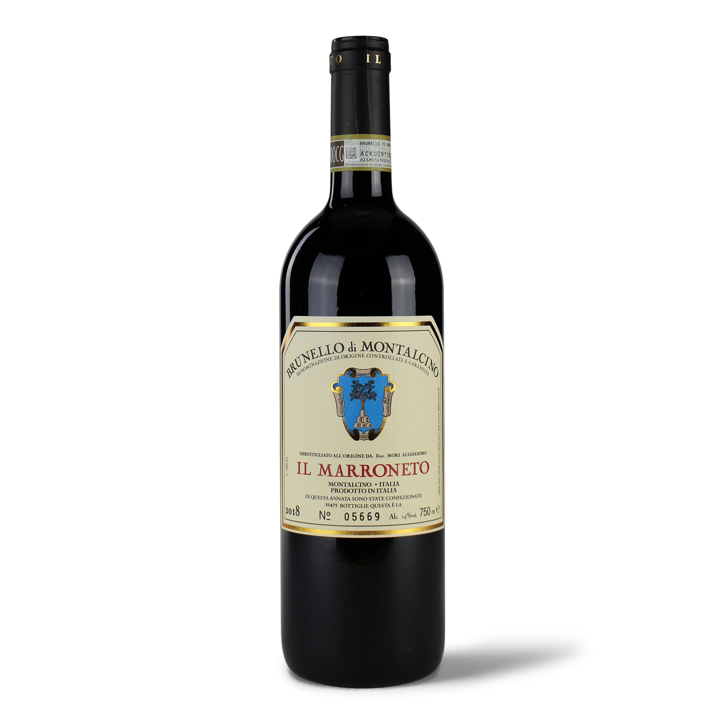 Weinflasche Il Marroneto Brunello