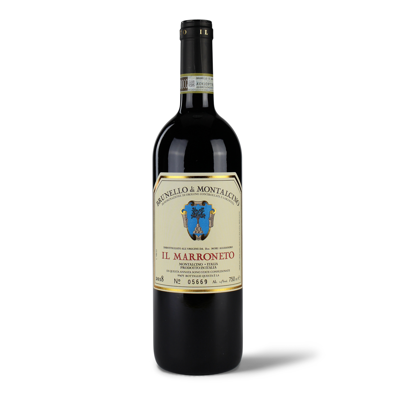 Weinflasche Il Marroneto Brunello