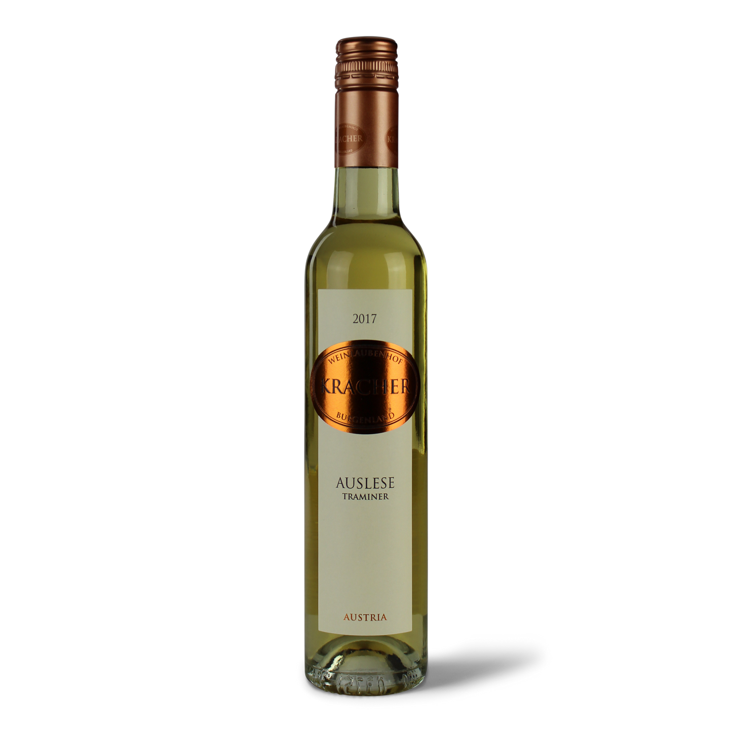 Weinflasche Kracher Auslese Traminer