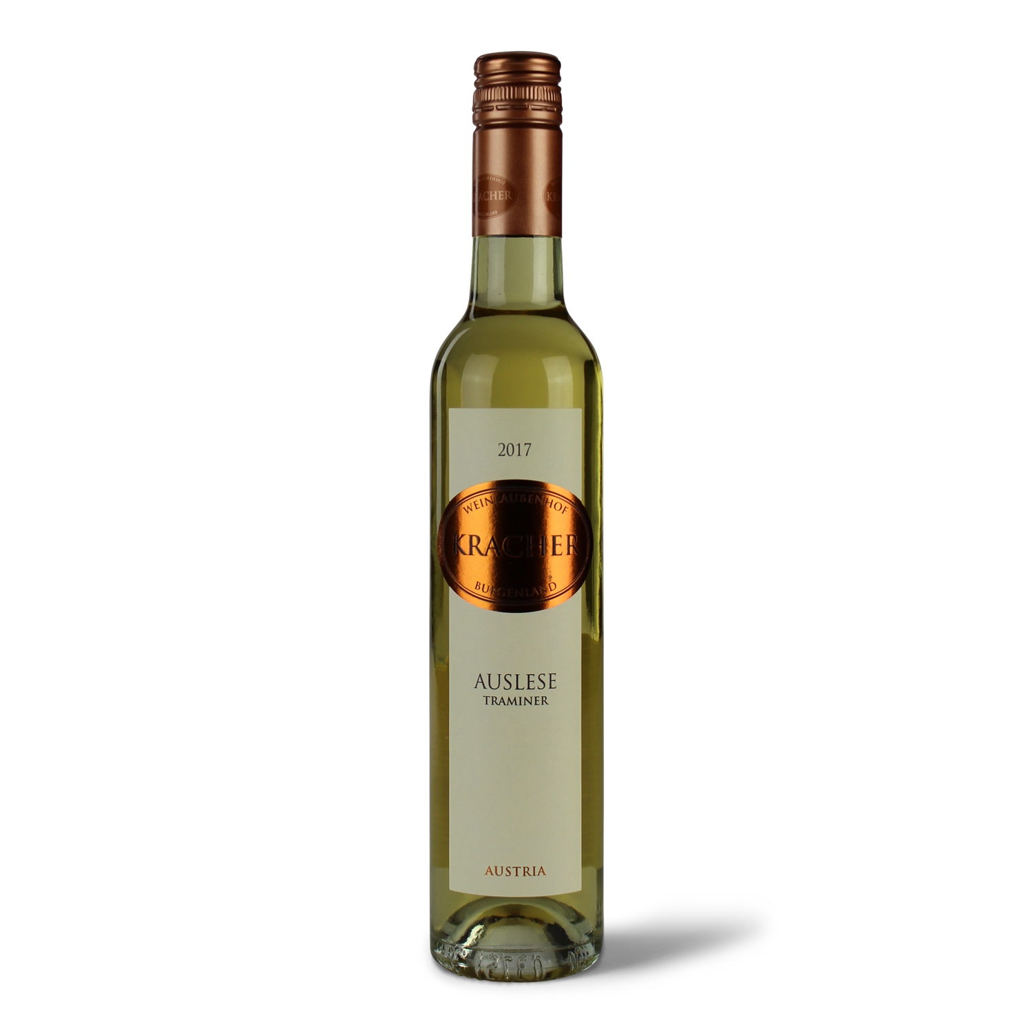 Weinflasche Kracher Auslese Traminer