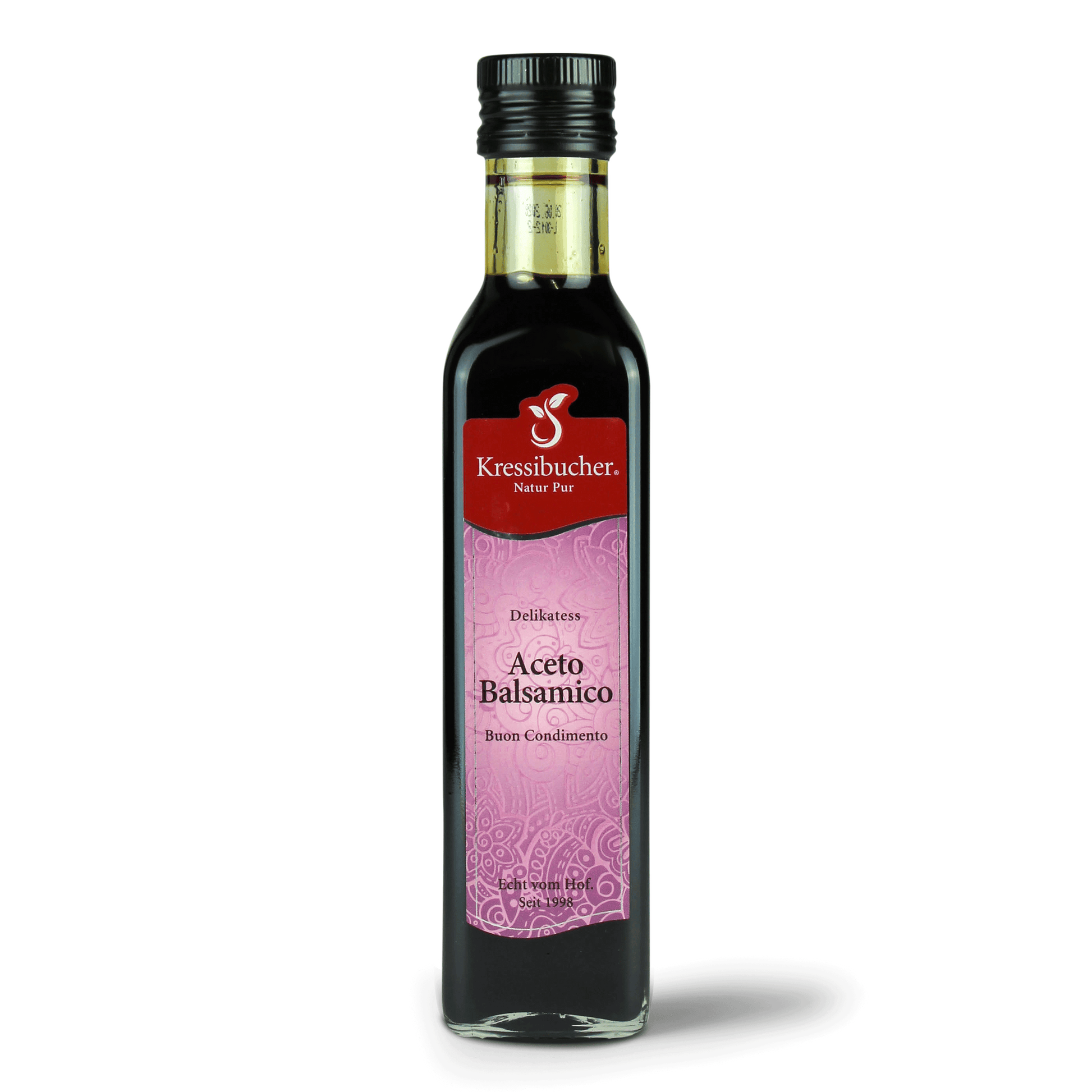 Flasche Aceto Balsamico Kressibucher