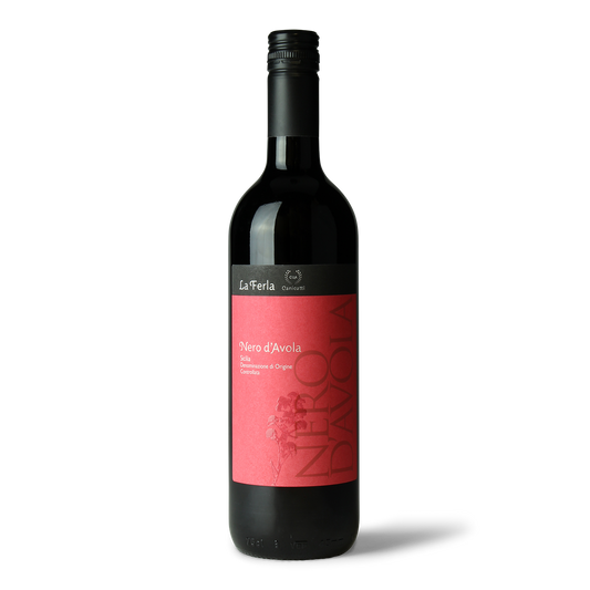 Weinflasche, La Ferla Nero d'Avola.