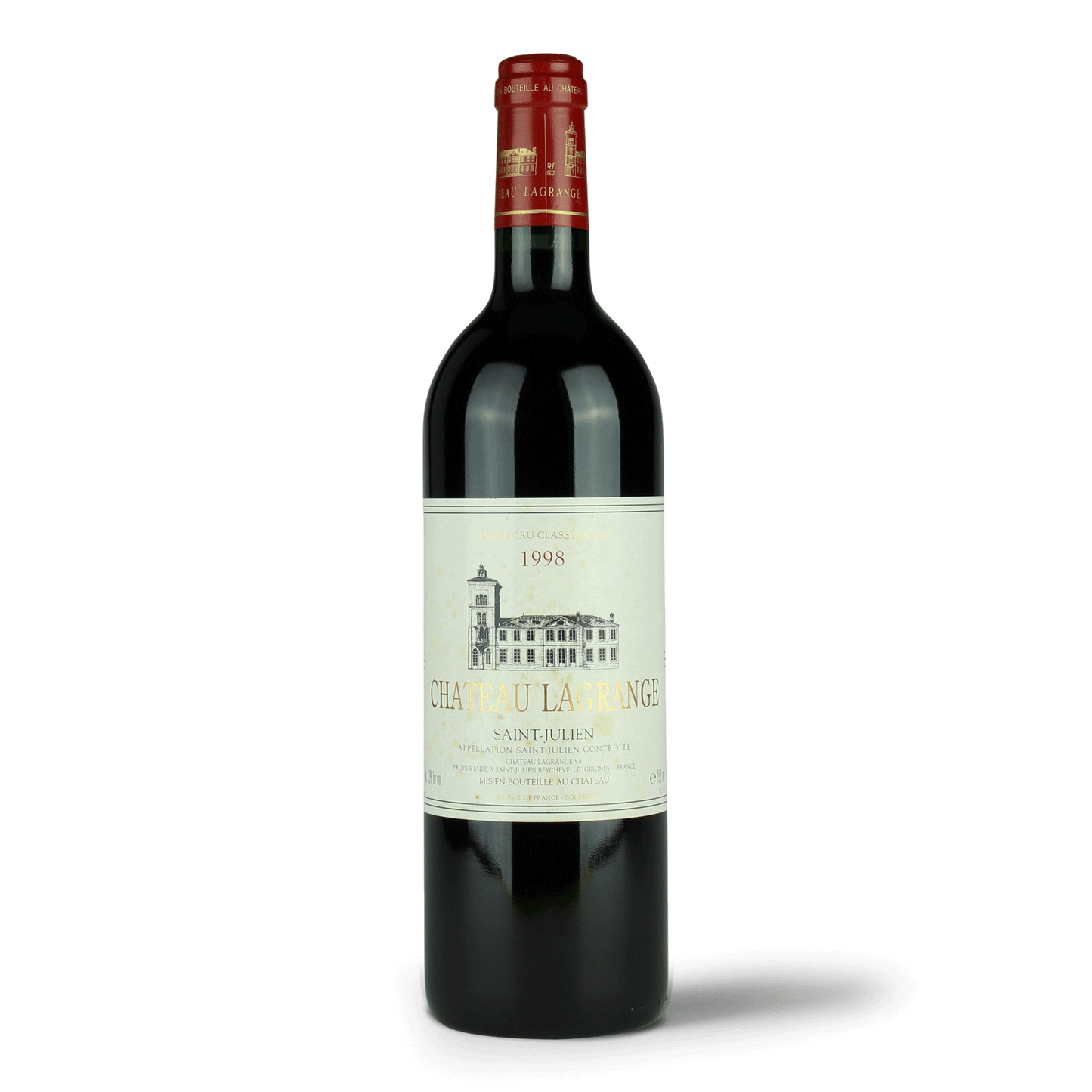 Flasche Château Lagrange 1998 Wein