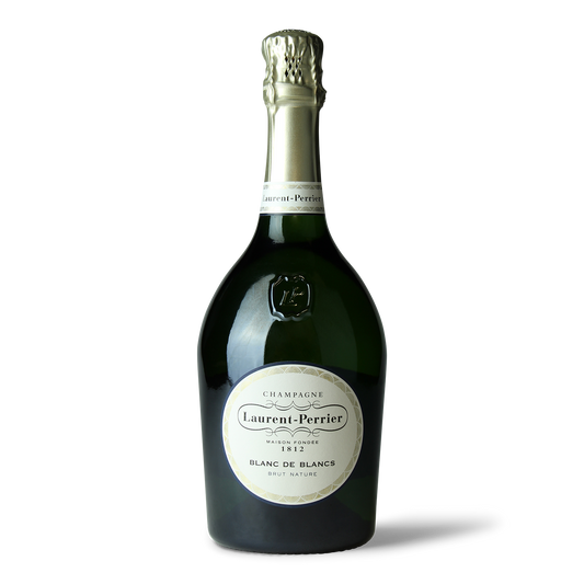 Champagnerflasche Laurent-Perrier Blanc de Blancs.