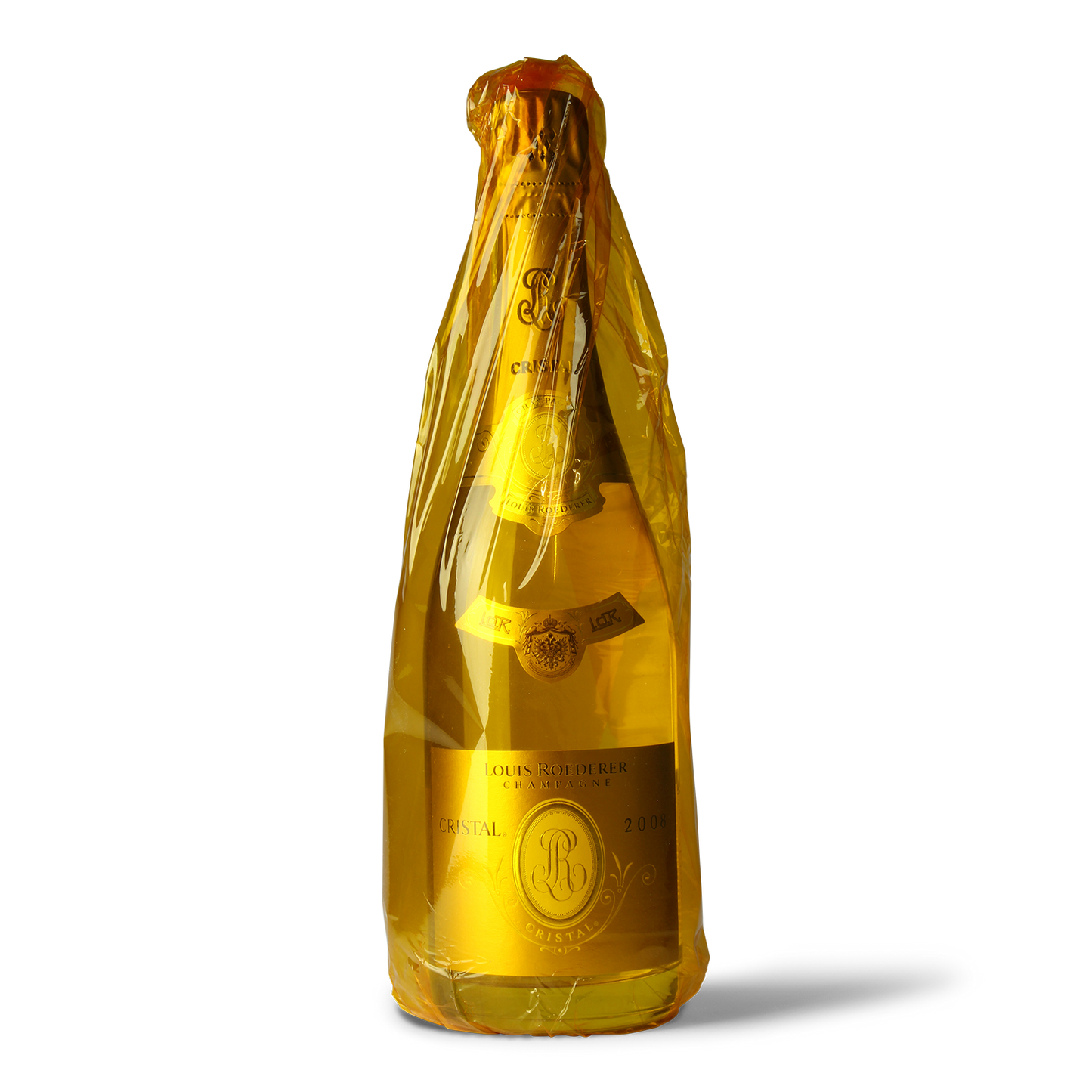 Champagnerflasche Louis Roederer verpackt