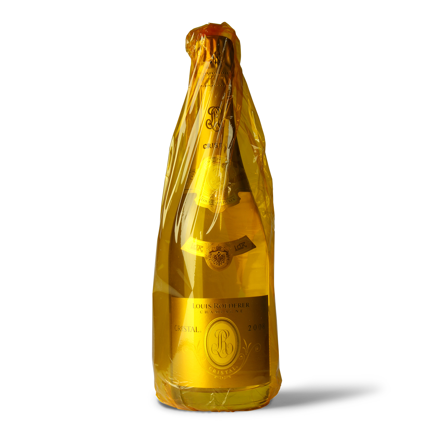 Champagnerflasche Louis Roederer verpackt
