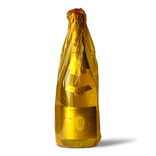 Champagnerflasche Louis Roederer verpackt