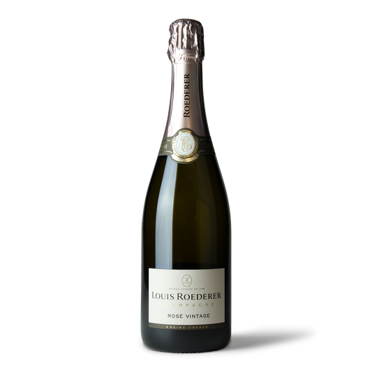 Flasche Louis Roederer Rosé Champagner