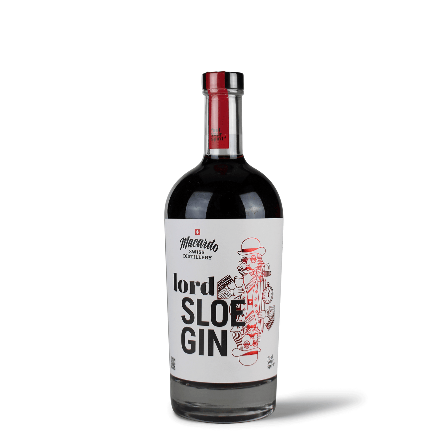 Flasche Macardo Lord Sloe Gin.