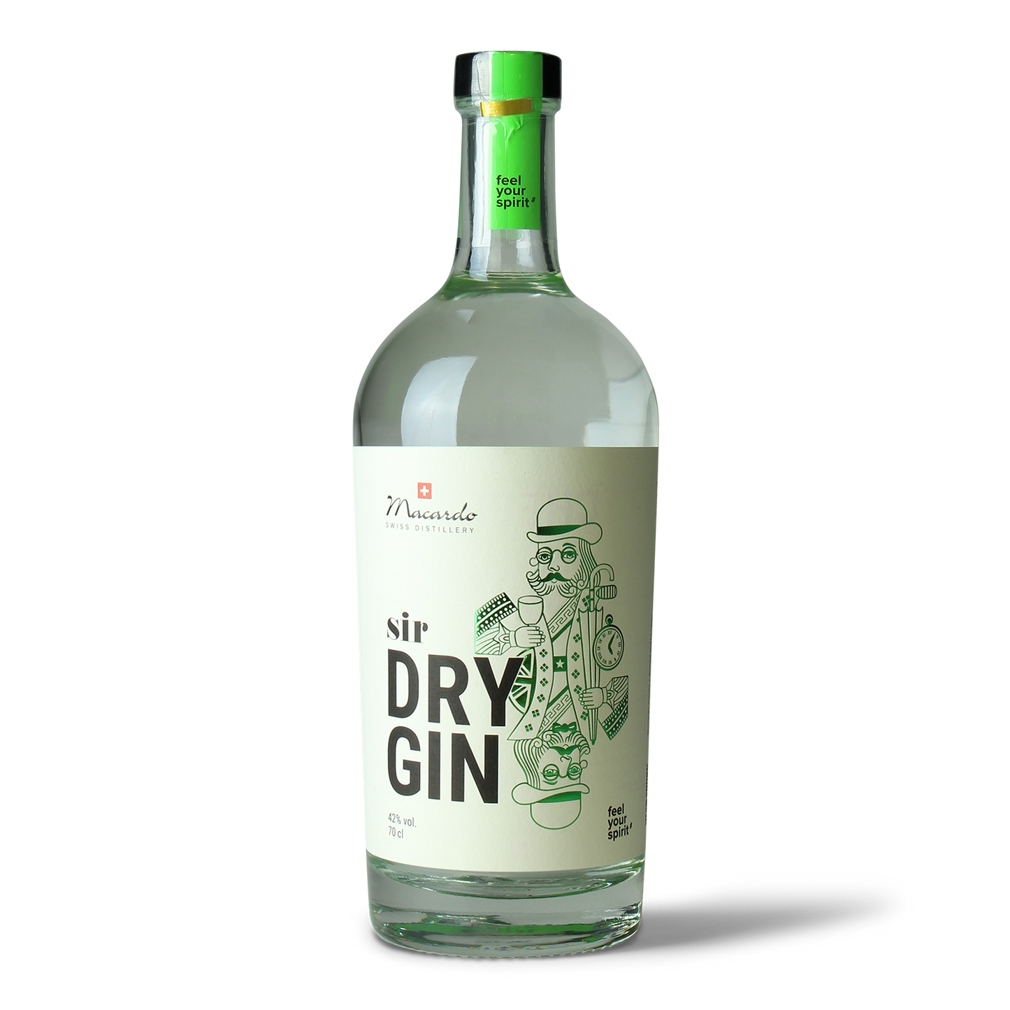 Flasche Sir Dry Gin.