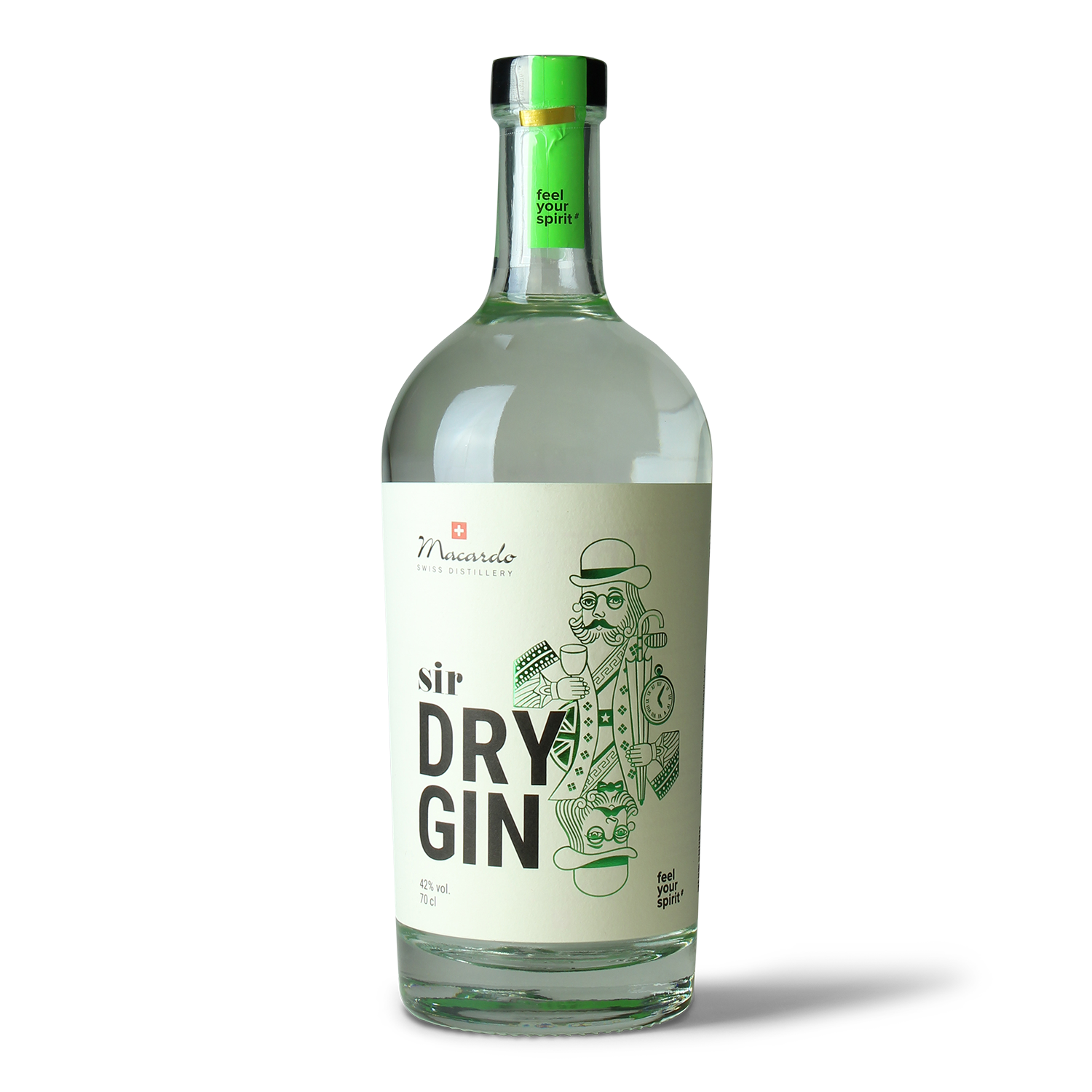 Flasche Sir Dry Gin.