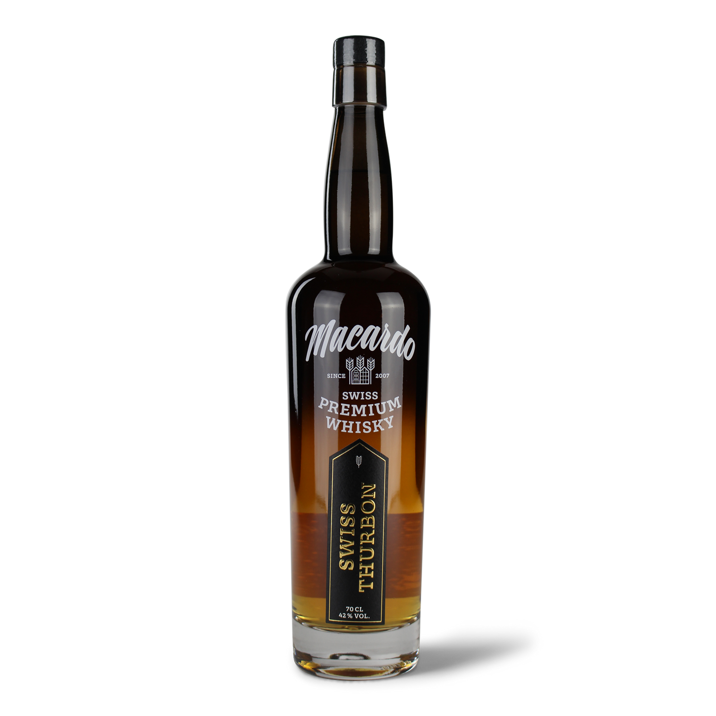 Flasche Macardo Swiss Premium Whisky