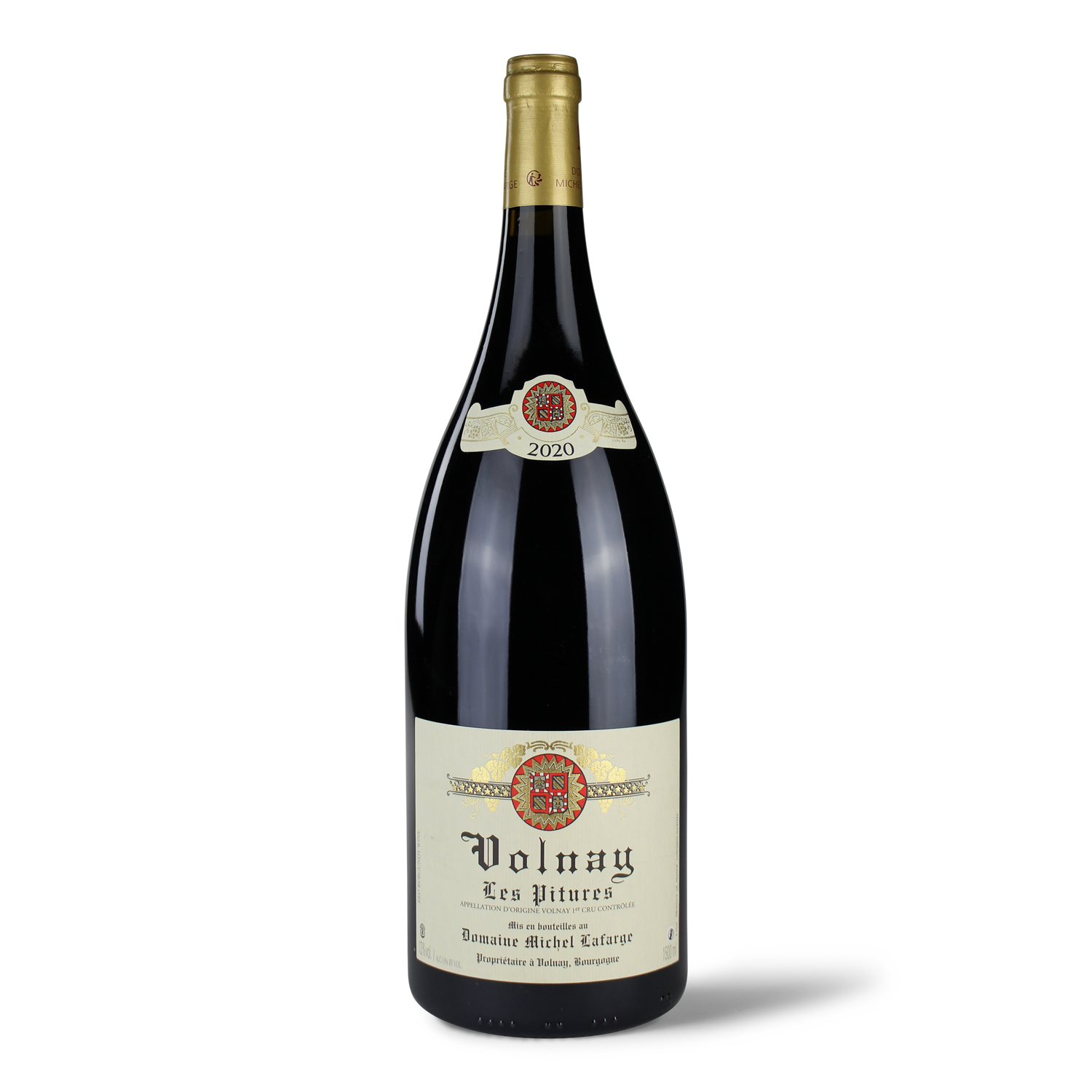 Weinflasche Volnay Les Pitures