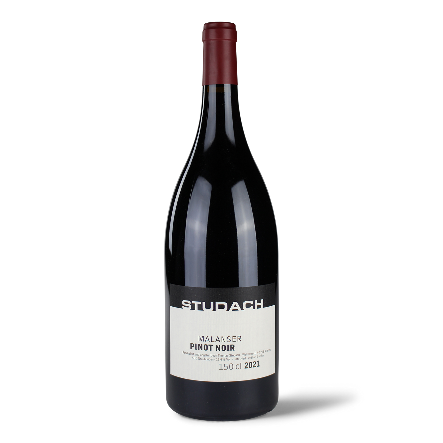 Weinflasche, Studach Pinot Noir 2021