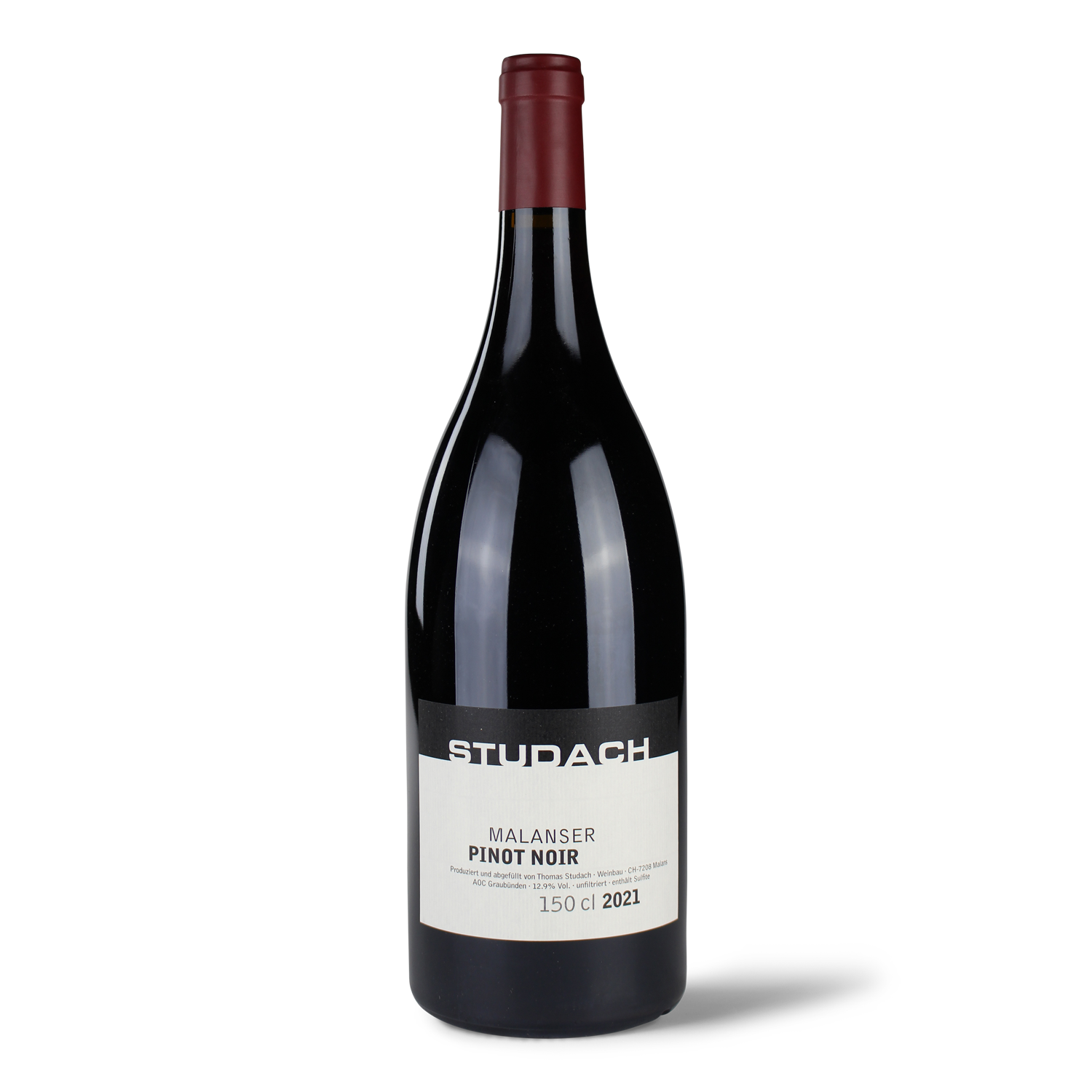 Weinflasche, Studach Pinot Noir 2021