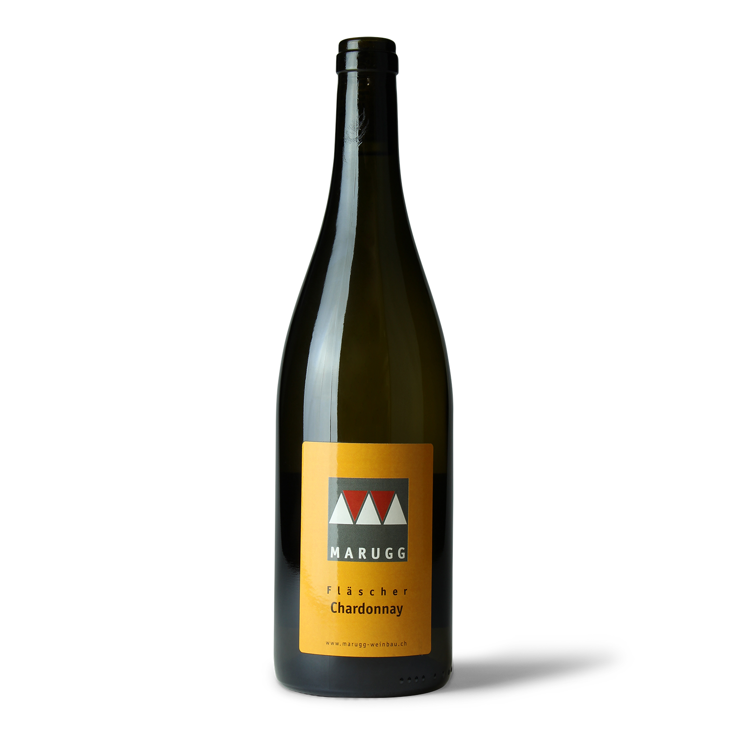 Weinflasche Marugg Fläscher Chardonnay.